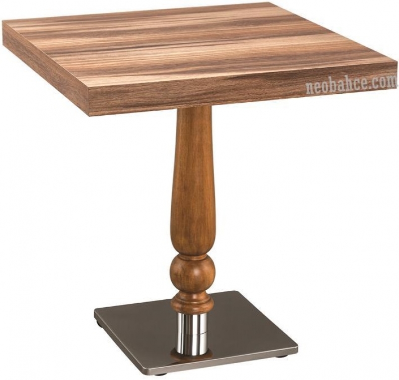 Sahra 70x70cm Melamin-Surfaced Table
