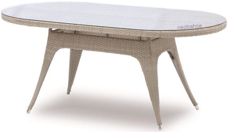 NEO-DR124 Oval Rattan Table