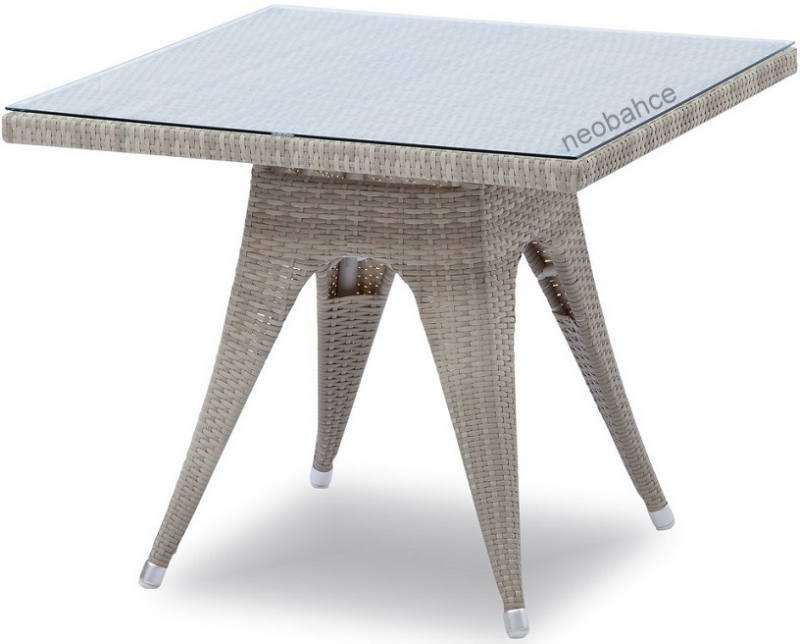 NEO-DR128 Square Rattan Table