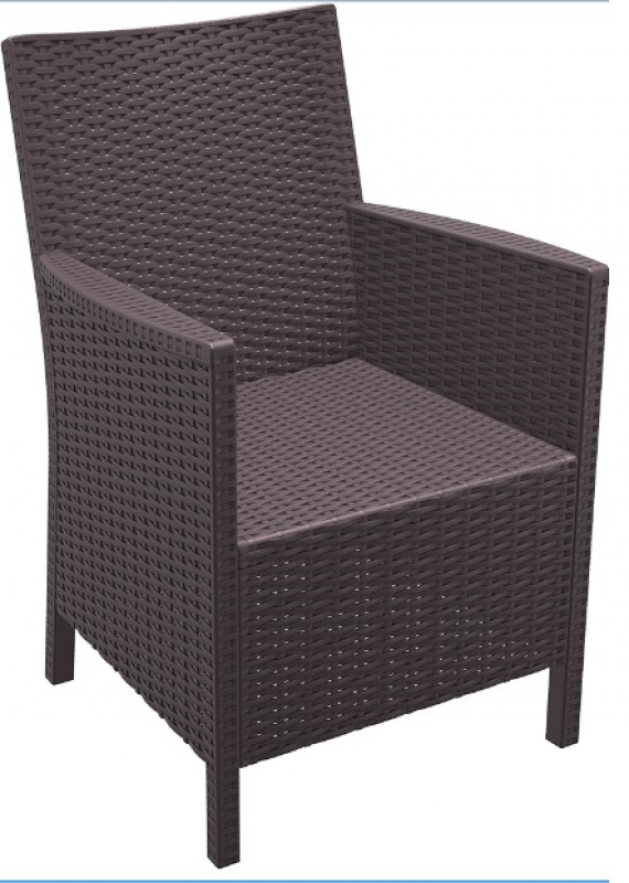 California Rattan-Looking Injection Chair
