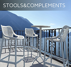Siesta Contract Stools and Complements