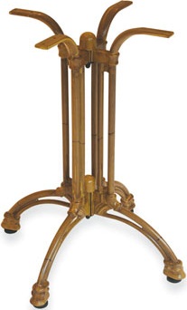 NEO-A14 Single Bamboo-Color Table Leg