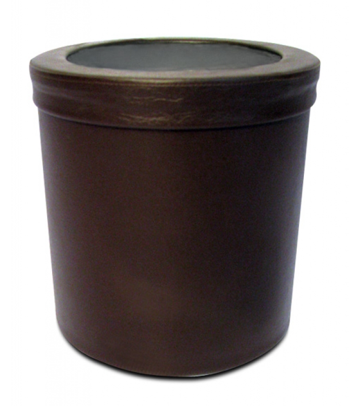 NEO-110DC-1 Leather Coated Trash Can