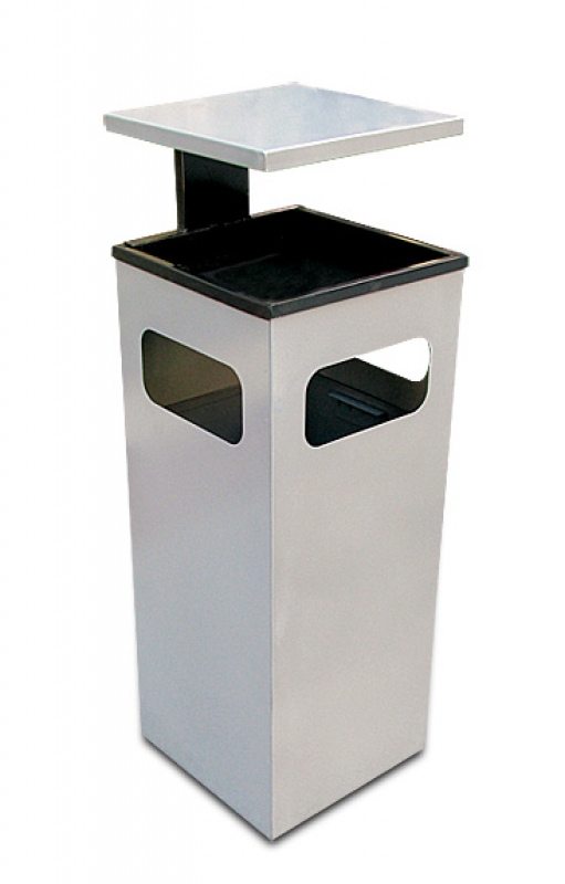 NEO-107 Trash Can with Weather Shield Lid