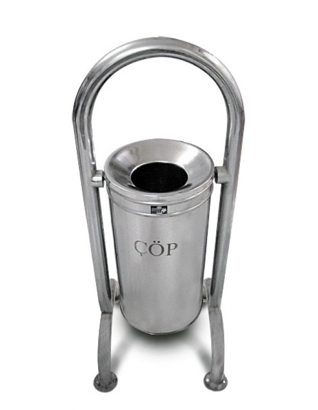 NEO-115PL Stainless Trash Can for Garden