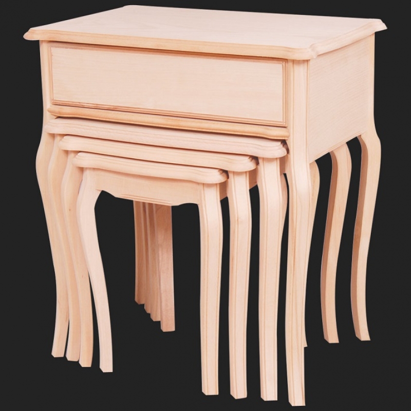 NEO-2112 Nesting Table with Drawer