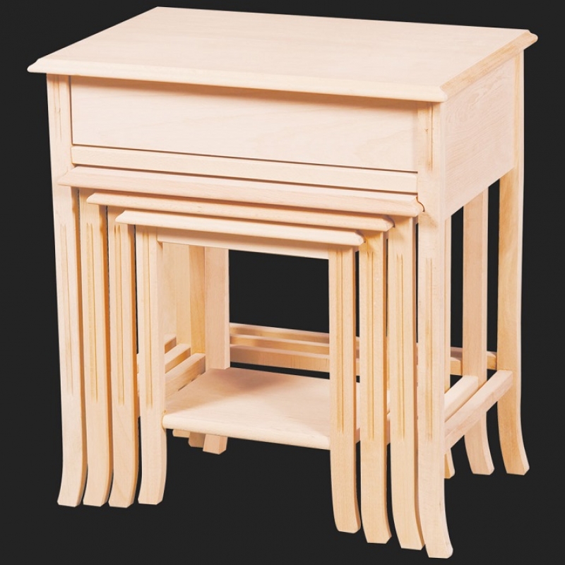 NEO-2113 Nesting Table with Drawer