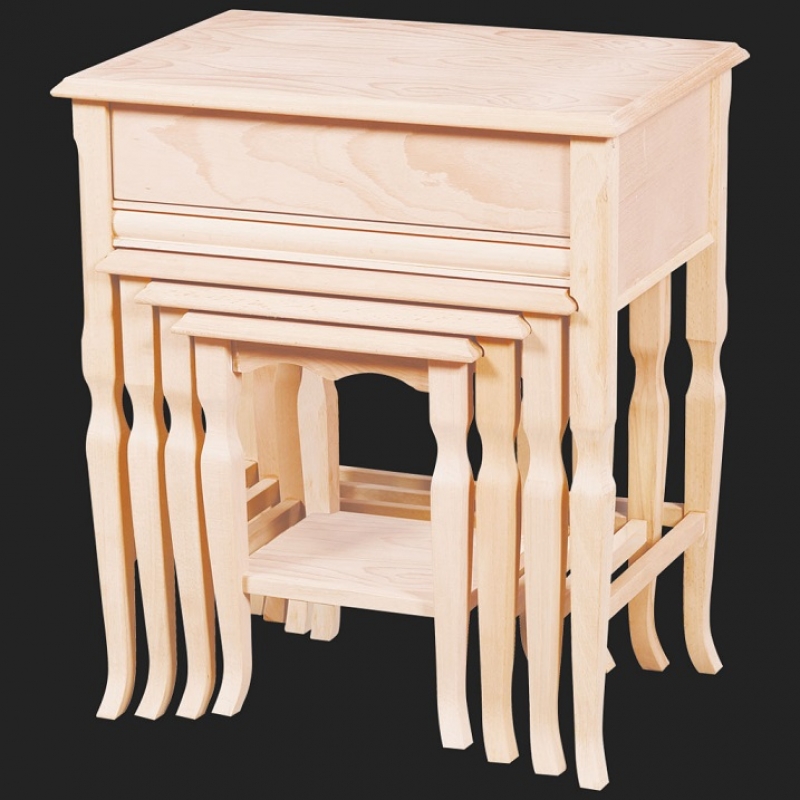 NEO-2114 Nesting Table with Drawer