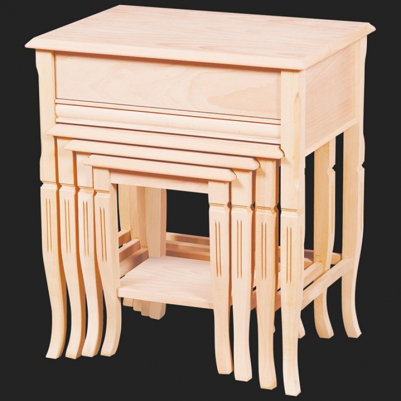 NEO-2116 English Nesting Table with Drawer