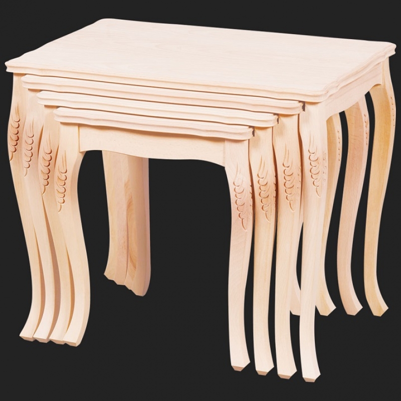 NEO-2130 Carved Nesting Table 