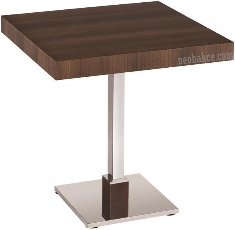 Eva 70x70cm Melamin-Surfaced Table